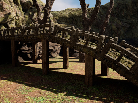 Abandoned Lonely Village House in the Forest 3D Model