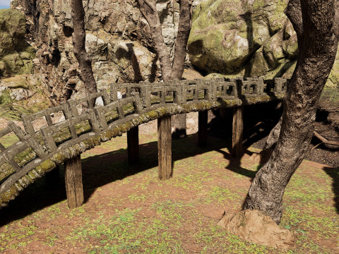 Abandoned Lonely Village House in the Forest 3D Model