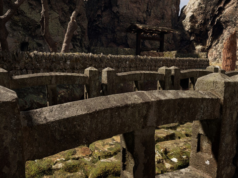 Abandoned Lonely Village House in the Forest 3D Model