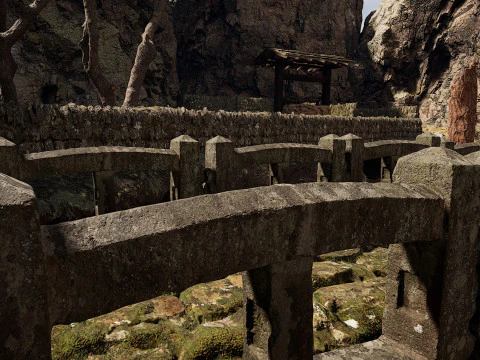 Abandoned Lonely Village House in the Forest 3D Model