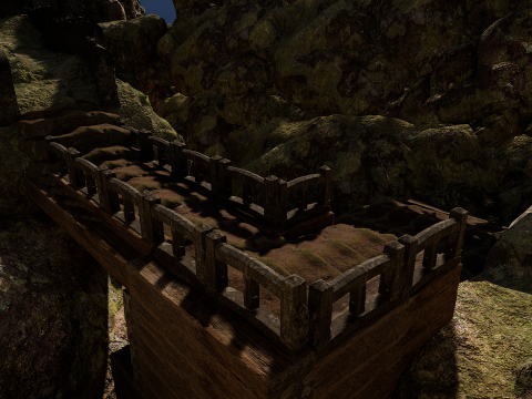 Ancient Temple on Top of Mountains Modèle 3D