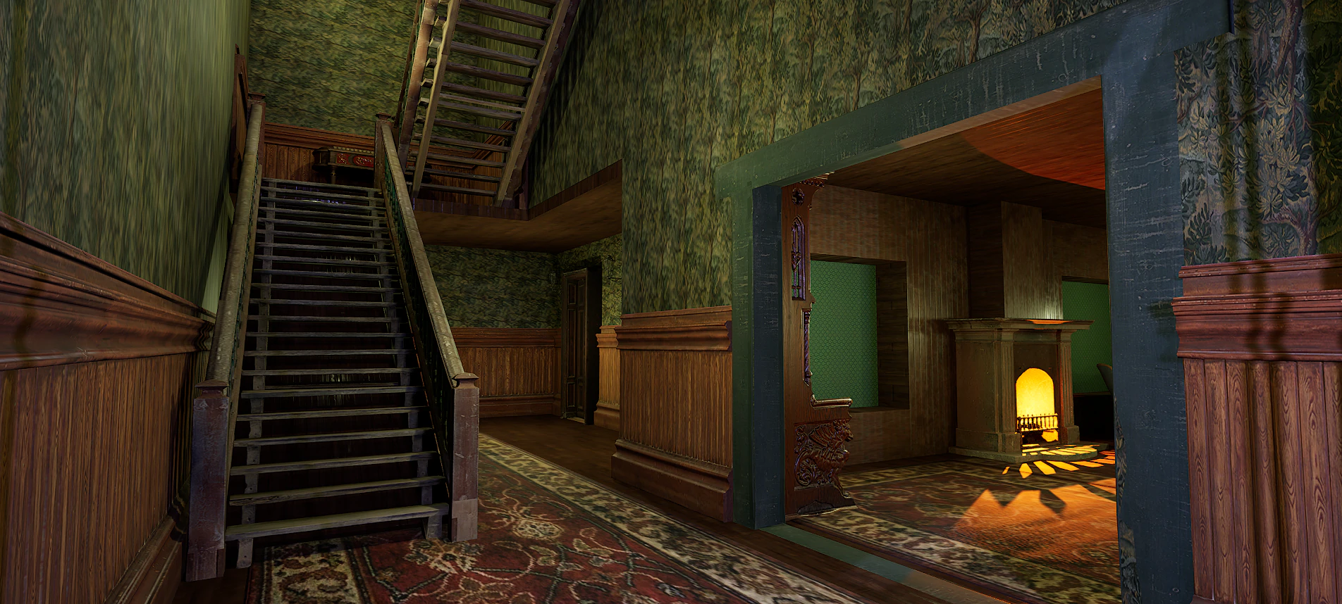Victorian Mega House 3D Model .c4d .max .obj .3ds .fbx .stl .blend