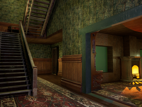 Victorian Mega House 3D Model