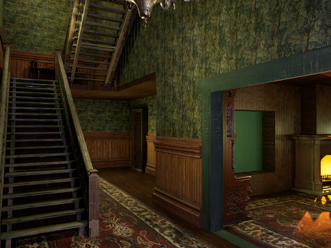 Victorian Mega House Model 3D