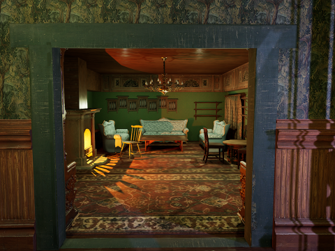 Victorian Mega House Model 3D