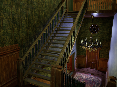 Victorian Mega House Model 3D