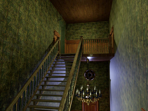 Victorian Mega House 3D Model