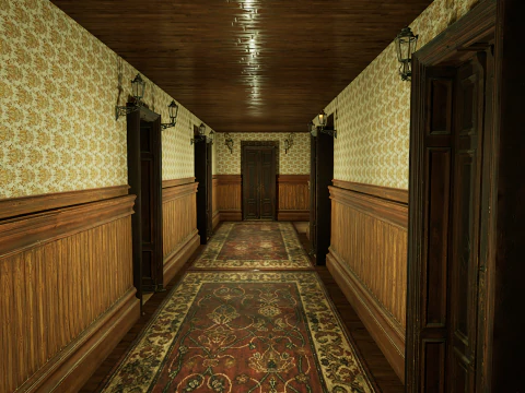 Victorian Mega House 3D Model