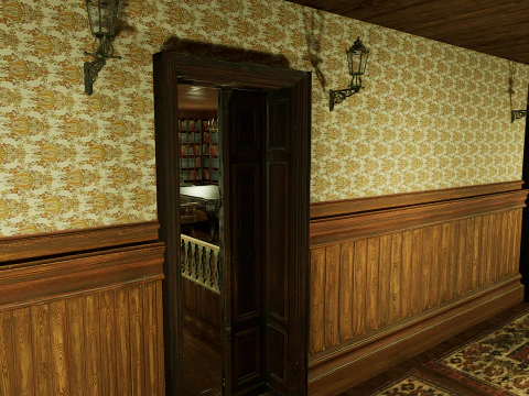 Victorian Mega House 3D Model