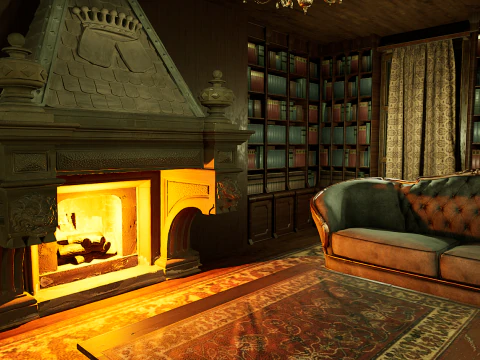 Victorian Mega House 3D Model