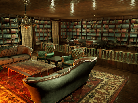Victorian Mega House Model 3D
