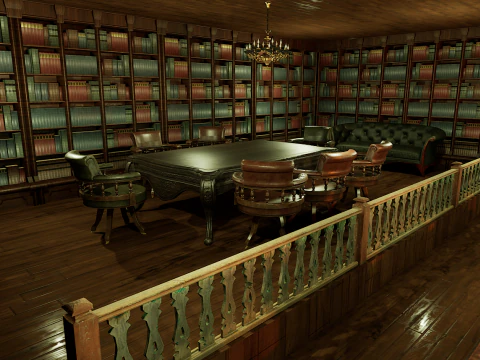 Victorian Mega House 3D Model