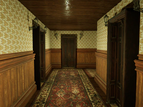 Victorian Mega House 3D Model