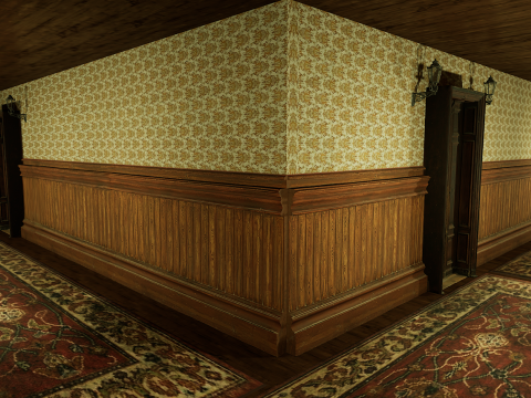 Victorian Mega House Model 3D
