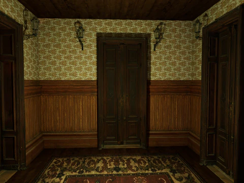Victorian Mega House 3D Model