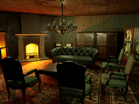 Victorian Mega House 3D Model