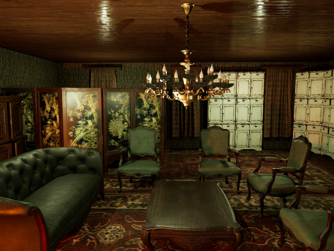 Victorian Mega House Model 3D