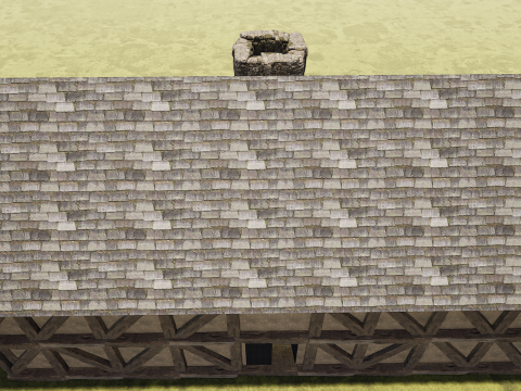 Fantasy Medieval Tavern Exterior-Interior Modelo 3D