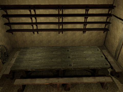 Fantasy Medieval Tavern Exterior-Interior Modelo 3D