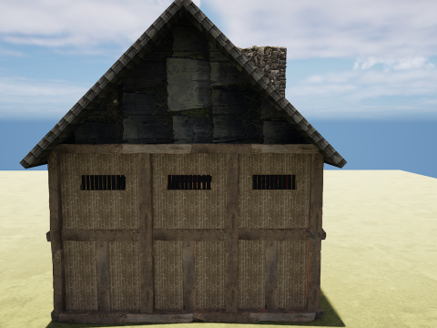 Celtic Medieval 2 Rooms Fantasy Tavern Modelo 3D