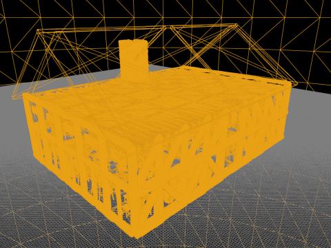 Mega Celtic Medieval Tavern Two Storey Exterior Interior Modelo 3D