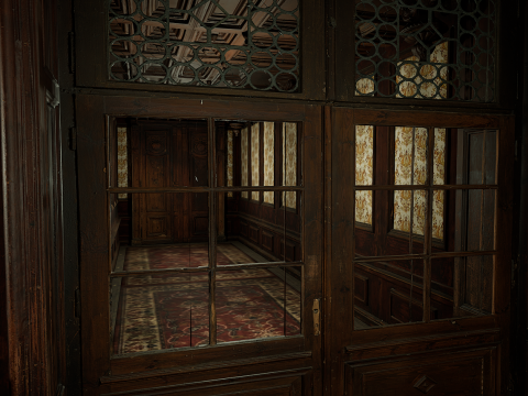 Victorian Hotel Mansion Manor Mega Five Storey 3D Model