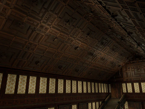 Victorian Hotel Mansion Manor Mega Five Storey 3D Model