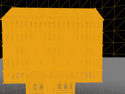 Victorian Hotel Mansion Manor Mega Five Storey 3D Model