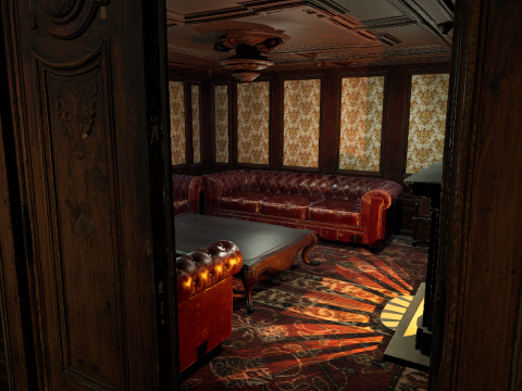 15 Room Victorian Hotel Mansion Manor House 3Dモデル