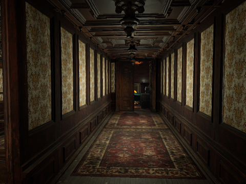15 Room Victorian Hotel Mansion Manor House 3Dモデル