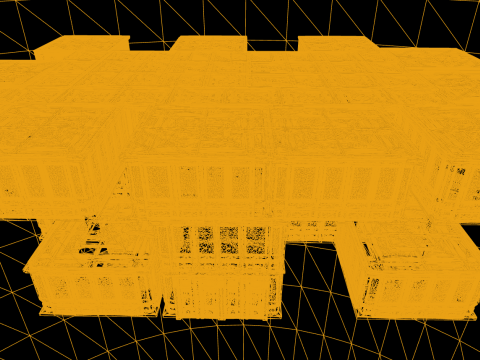 15 Room Victorian Hotel Mansion Manor House 3Dモデル