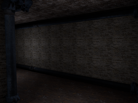 Rusty Dark Horror Basement Floor 3 Room 3D मॉडल