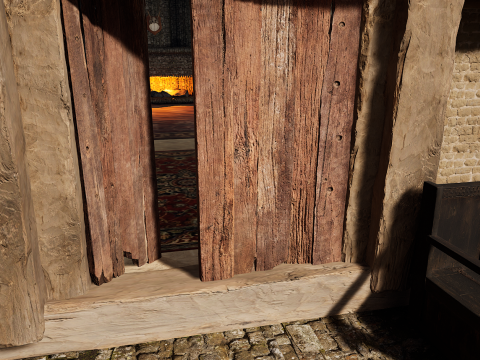 Village Environment Interior Exterior 3D Model