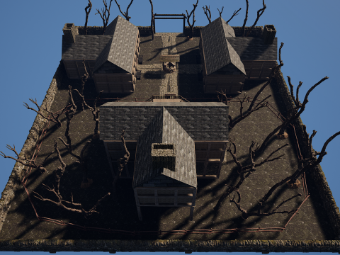 Village Environment Interior Exterior 3D Model