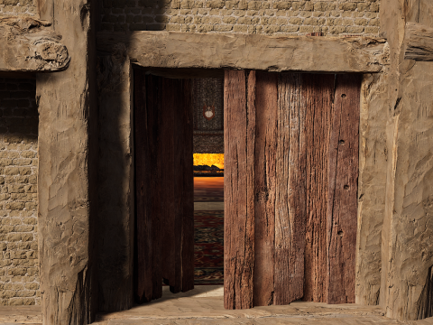Village Environment Interior Exterior 3D Model