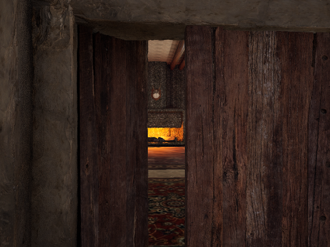 Village Environment Interior Exterior 3D Model