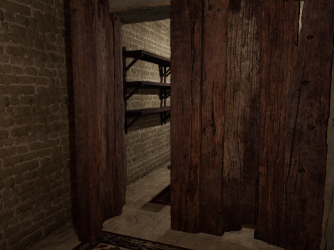 Village Environment Interior Exterior 3D Model