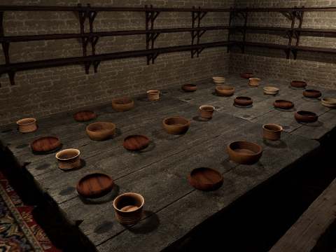 Village Environment Interior Exterior 3D Model