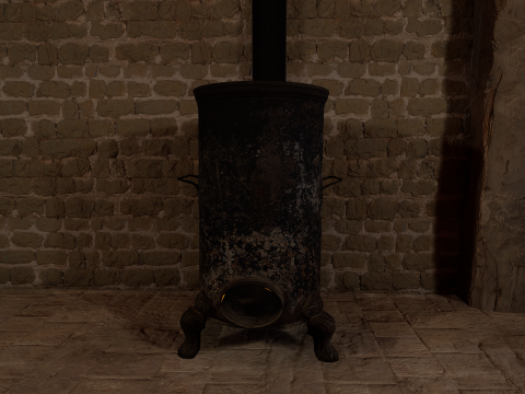 Village Environment Interior Exterior 3D Model