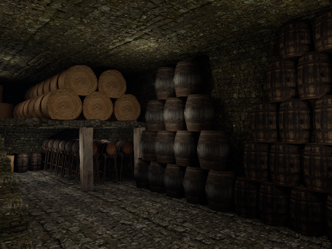 Village Environment Interior Exterior 3D Model