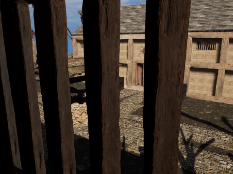 Village Environment Interior Exterior 3D Model