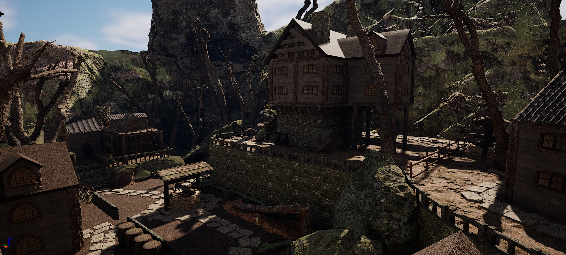 Stonehollow Valley 3D Model .c4d .max .obj .3ds .fbx .stl .blend 