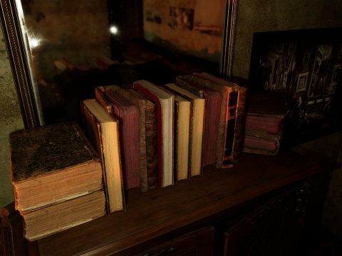 Victorian Nostalgia A Cozy Vintage Room Timeless Elegance 3D Model