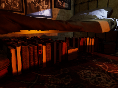 Victorian Nostalgia A Cozy Vintage Room Timeless Elegance 3D Model