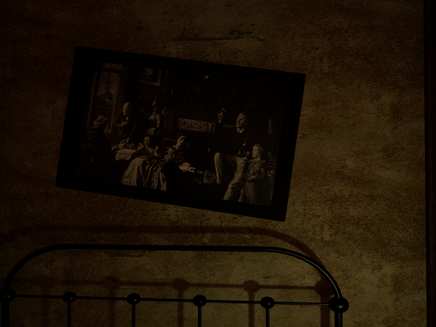 Victorian Nostalgia A Cozy Vintage Room Timeless Elegance 3D Model