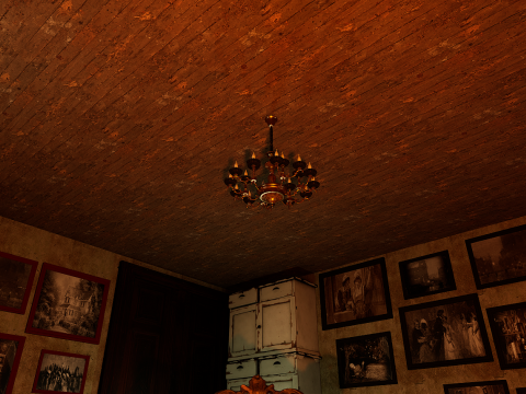 Victorian Nostalgia A Cozy Vintage Room Timeless Elegance 3D Model