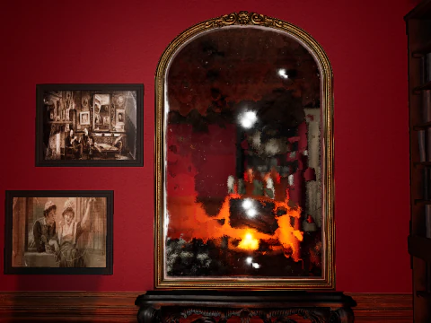 Quarto aconchegante do castelo vitoriano vintage Modelo 3D