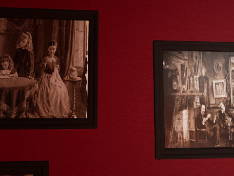 Quarto aconchegante do castelo vitoriano vintage Modelo 3D