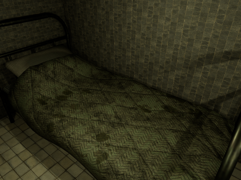 The Darkcell Prison Silent Wards 24 Cell 2 Storey Facility Modelo 3D
