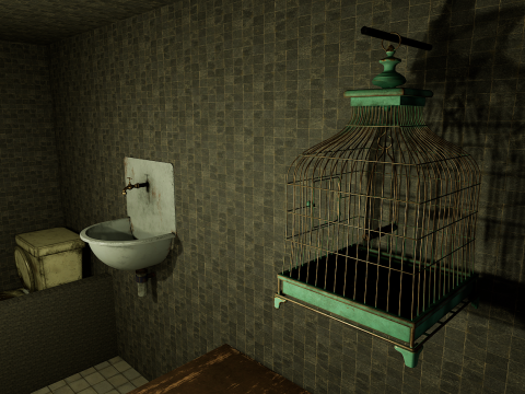 The Darkcell Prison Silent Wards 24 Cell 2 Storey Facility Modelo 3D